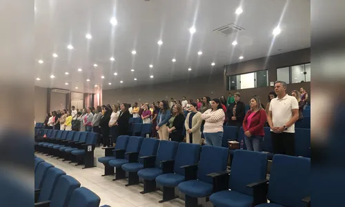 Professores participam de capacitação na abertura do 2º semestre