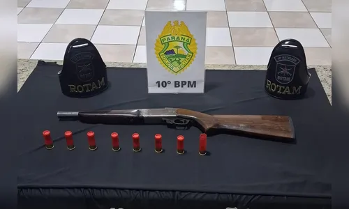 Homem é preso pela Rotam com arma e munições em Apucarana