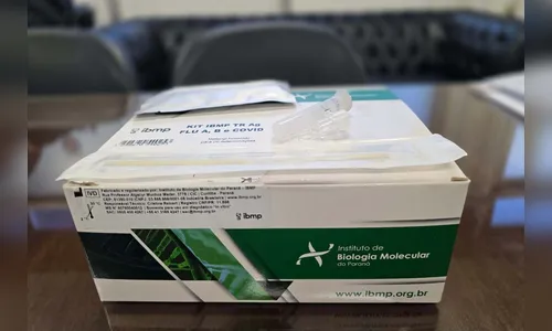 PR distribuirá 100 mil testes rápidos para Influenza A, B e Covid-19