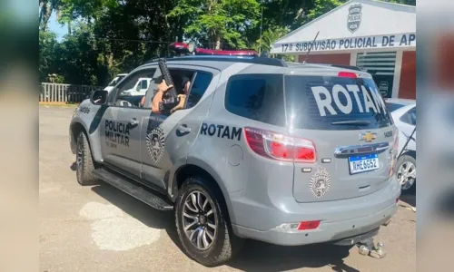 Menor é pego pela Rotam após perseguição a moto irregular em Apucarana
