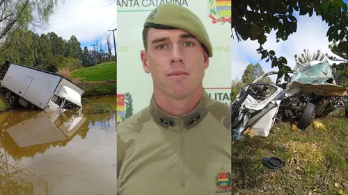O policial foi identificado como Fernando Back Weigel, de 34 anos
