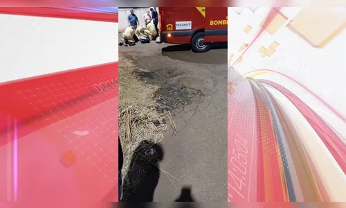 Acidente entre moto e carro deixa duas pessoas feridas em Apucarana