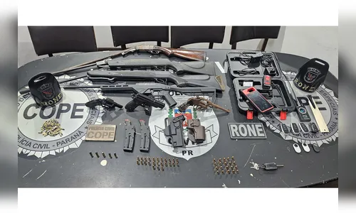 Bandidos são presos após tentarem roubar agência bancária no Paraná