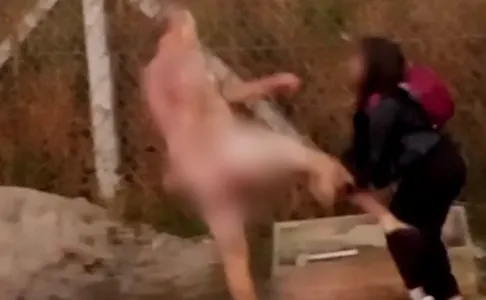 "Peladão" agride jovem com chute em Curitiba
