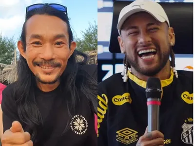 Pelas redes sociais, o “rei do Rinjani” mandou um recado em português para o craque do Santos e revelou a vontade de um encontro no Brasil.