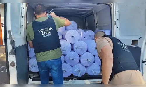 Polícia Civil de Apucarana recupera rolos de tecidos furtados