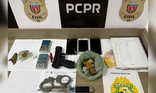 Polícia Civil e Polícia Militar prendem três por tráfico em Pitanga