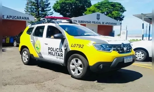 Vizinho com taco de madeira danifica moto e residência em Apucarana