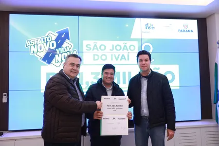 Prefeito Fabio Hidek, de São João do Ivaí, esteve presente no evento