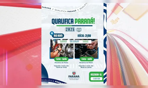 Rio Bom terá curso gratuito de Mecânico de Motos com bolsa de R$ 1 mil