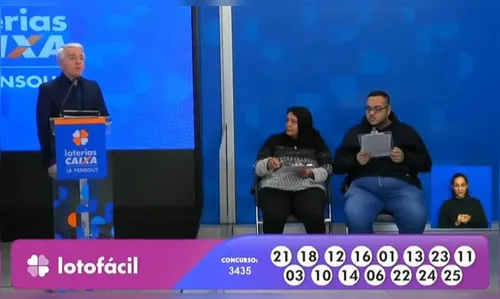 Lotofácil 3435: confira o resultado do sorteio deste sábado (05)
