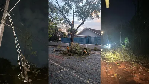 Temporal deixa estragos na Cidade Alta