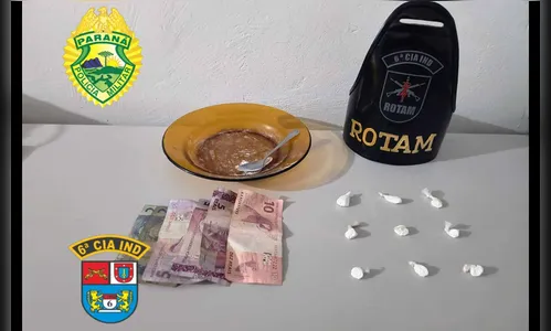 PM prende três e apreende menor suspeitos de tráfico em Lunardelli