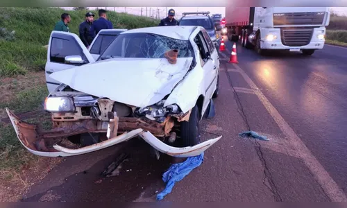 Homem morre atropelado por carro na BR-376 em Maringá