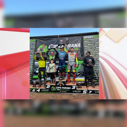 Araponguense vence 2 categorias da 5ª Copa Paraná de Motocross