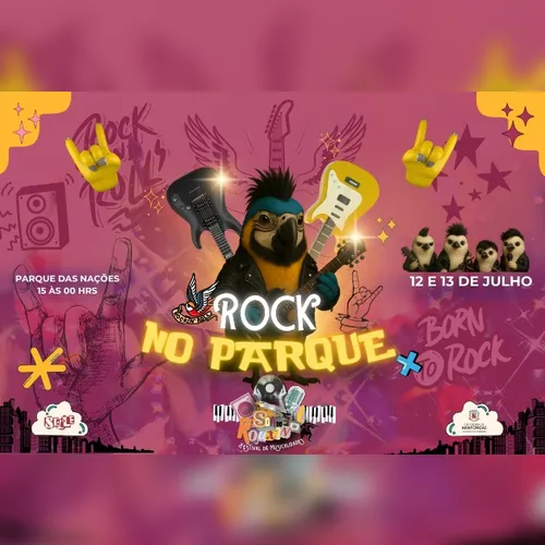 Prefeitura de Arapongas promove o Rock no Parque neste fim de semana