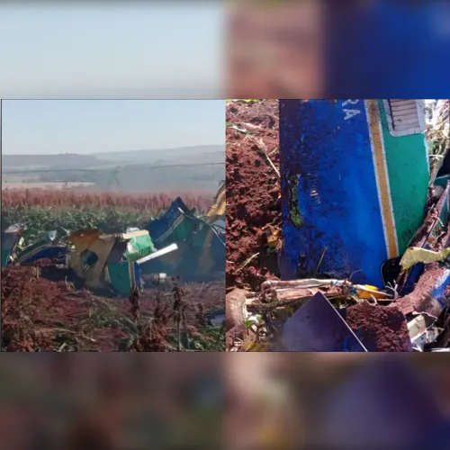 Avião da Força Aérea Brasileira cai durante treinamento