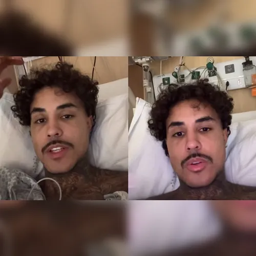 Internado na UTI, MC Livinho fala de recuperação após acidente de moto