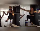 Influenciadora quebra a coluna ao fazer desafio do salto agulha