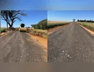Estrada do Novo Mundo passa por colocação de fresado