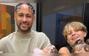 Veja o presente que Neymar Jr ganhou do filho no Dia dos Pais