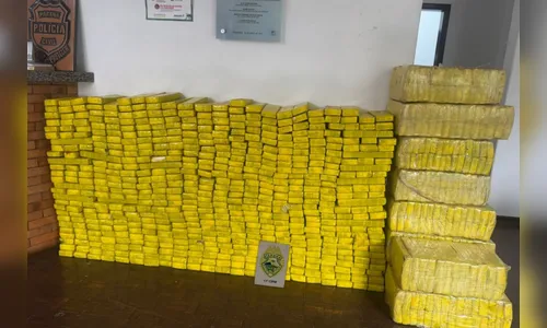 Operação conjunta apreende 627 quilos de maconha em Rolândia