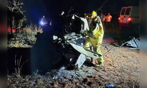 Batida entre carreta e carro mata cinco pessoas, entre elas um bebê