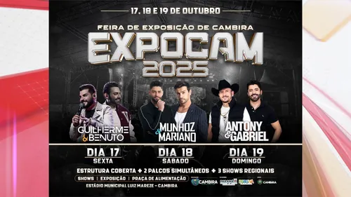 A festa contará com uma estrutura coberta, dois palcos simultâneos e três shows regionais