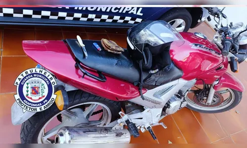 Homem furta moto usando faca de serra em Arapongas