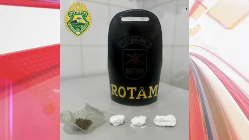 A mulher foi abordada na Rua Ponta Grossa