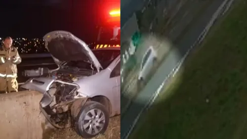 Acidente aconteceu na BR-373 em Ponta Grossa