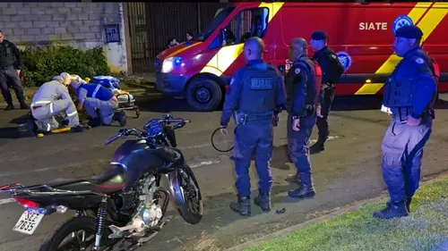 Acidente foi registrado na Avenida Serra da Esperança, em Londrina