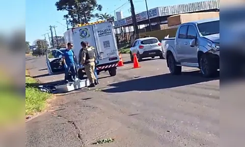 Ciclista de 65 anos morre após colisão com caminhonete em Arapongas