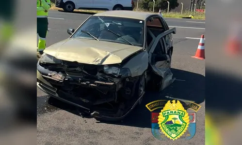 Tripla colisão em Arapongas deixa dois adultos e uma criança feridos