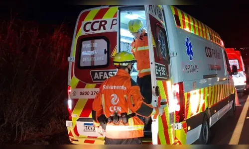 Acidente entre três motos deixa cinco vítimas na BR-369 em Aricanduva