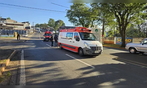 Casal fica ferido após acidente de moto na Avenida Minas Gerais