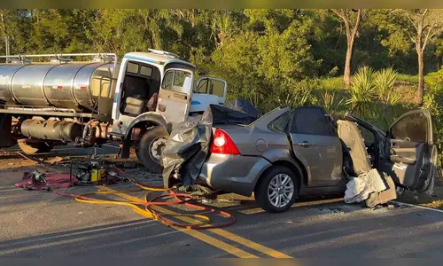Homem morre em grave acidente na PR-487, em Cândido de Abreu