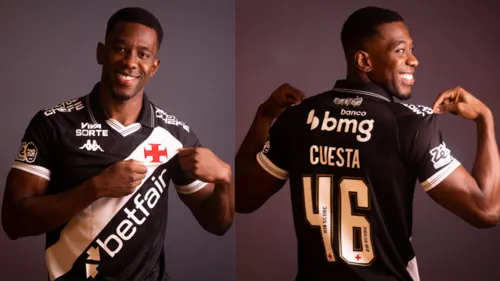 Cuesta é o quinto reforço do Vasco na janela e chega com status de titular