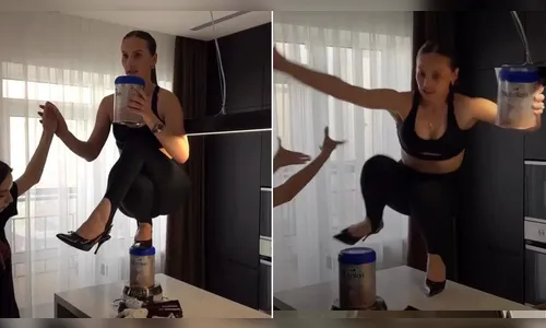 Influenciadora quebra a coluna ao fazer desafio do salto agulha