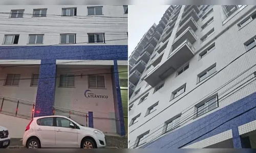 Universitária cai de 3º andar de edifício no centro de Ponta Grossa