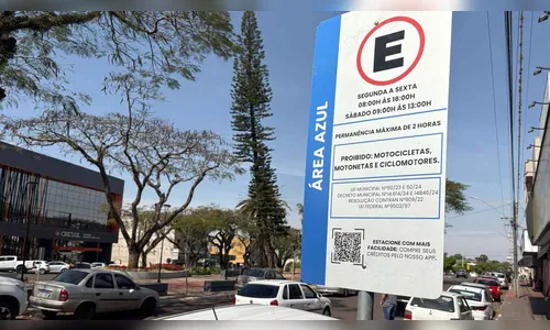 Cobrança do estacionamento rotativo volta na quarta-feira em Ivaiporã