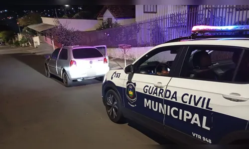 GCM recupera veículo furtado durante a madrugada em Apucarana