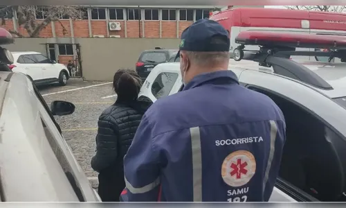 Mulher grávida furta loja, passa mal e é atendida pelo Samu no PR