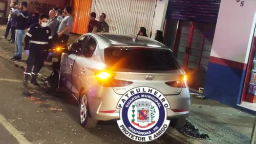 HB20 bateu contra veículo durante sequestro