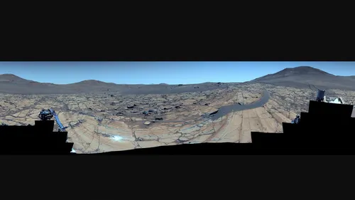 Imagem panorâmica 360º de Marte em cores reais