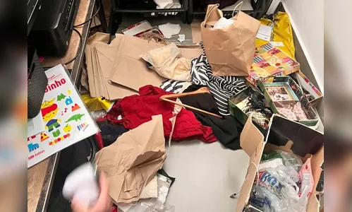 Brechó tem 50 peças de roupa e 25 calçados furtados em Apucarana