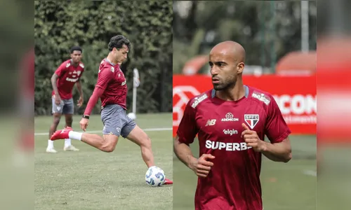 Lucas e Rodriguinho treinam e avançam na recuperação no São Paulo