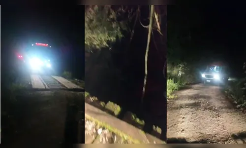 Motociclista é resgatado após cair de ponte na zona rural de Apucarana