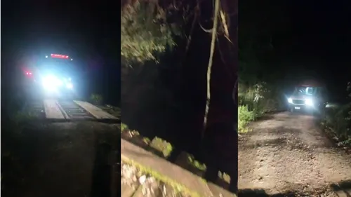 Motociclista caiu de ponte em estrada rural na noite de sábado