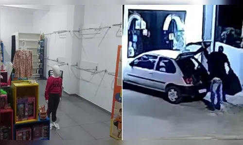 Criminosos arrombam loja infantil e levam estoque de estabelecimento